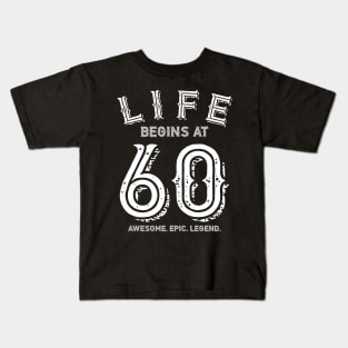 Life Begins at 60 Kids T-Shirt